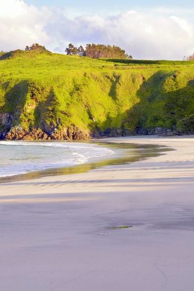 Vista de la Playa de Fornos en Cariño